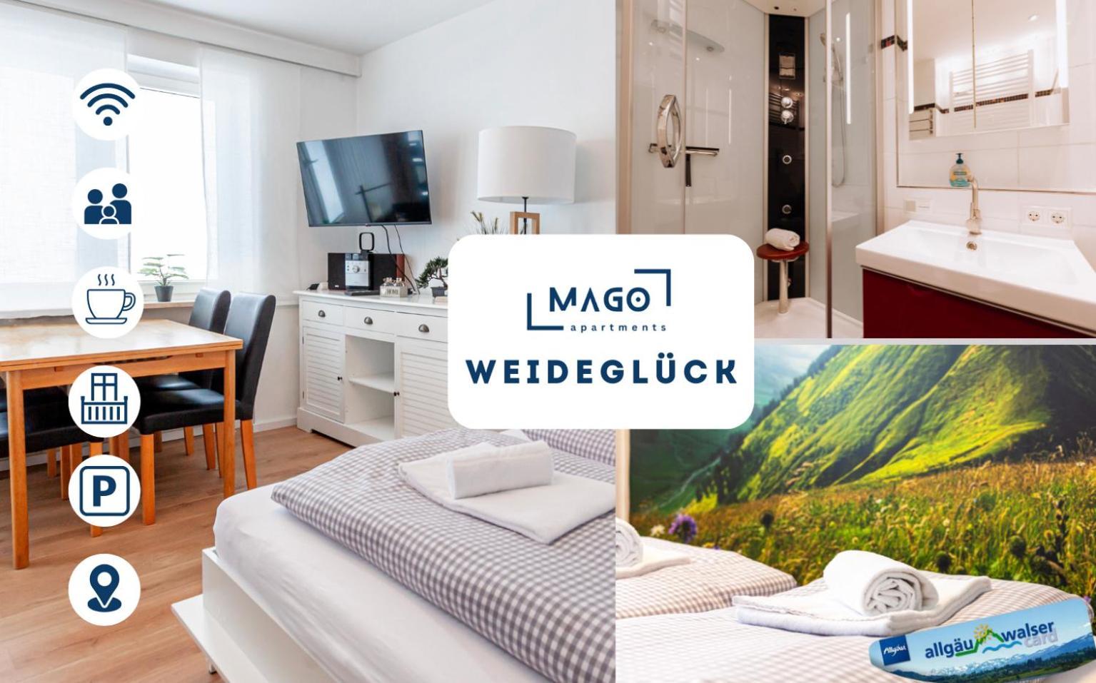 Appartement Weideglueck-Zentral-Dampfdusche à Oberstaufen Extérieur photo